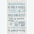 Youngs Wood Beach Rules Wall Plaque 30271